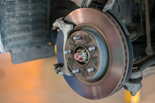 a small vehicle's brake disc